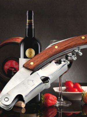 Khui mở rượu vân gỗ KR019