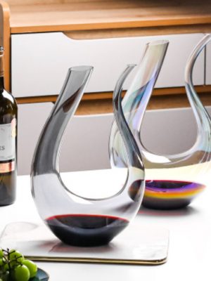 Decanter chữ U màu xám MS 025