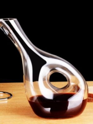Decanter cổ điển miệng vát dáng nghiêng