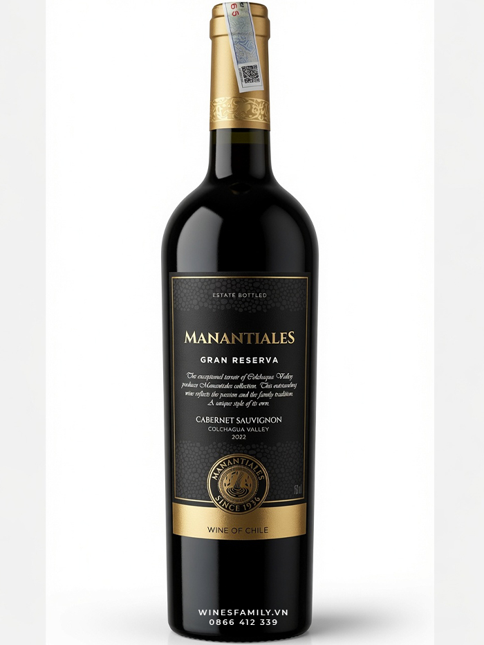 MANANTIALES CABERNET SAUVIGNON GRAN RESERVA