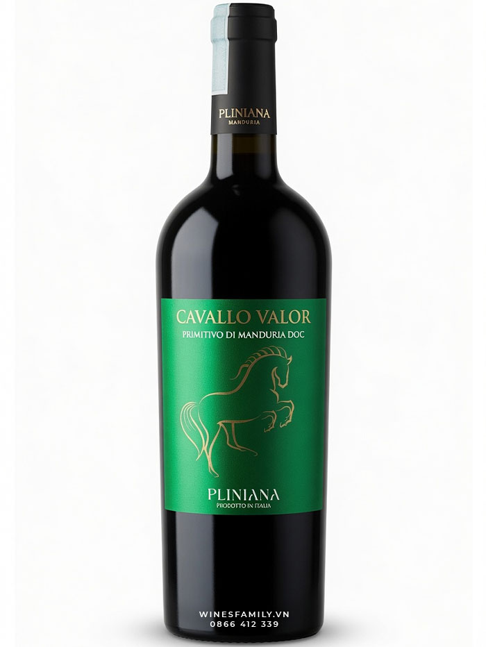 PLINIANA CAVALLO VALOR PRIMITIVO DI MANDURIA PLINIANA CAVALLO VALOR PRIMITIVO DI MANDURIA