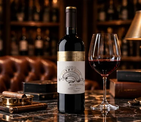 Château Peyredon Lagravette Haut-Médoc trong không gian thưởng thức cổ điển